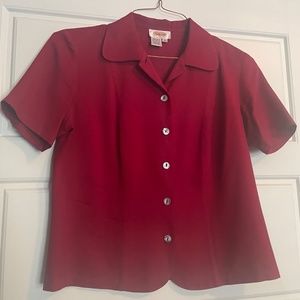 Talbots 100% Silk Blouse. Size 6